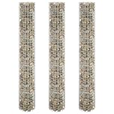 Runder Gabionen Hochbeet Pflanzkübel Set aus verzinktem Stahl, robuste Garten Bordüre für Terrasse mit witterungsbeständiger Steinkorb Konstruktion