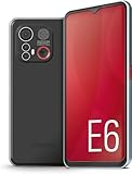 emporiaSMART.6, Seniorenhandy, 5G Volte, Senioren Smartphone ohne Vertrag, Mobiltelefon mit Notruftaste, 6,58-Zoll-Display, Android 13, 50 MP Kamera, Schwarz