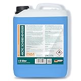INOX® - Schnell wirkender Scheibenenteiser 5l | Effektiver Scheibenenteiser Nachfüller | Scheiben Enteisen ohne Kratzen | Schlierenfreies Scheibenenteisen | Wirksam bis -40 Grad (5L)