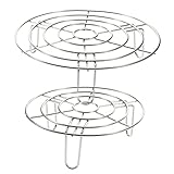 Amosfun 2st Dampfgarer Aus Edelstahl Eierdampfergestell Dampfuntersetzer Multifunktionaler Dampfgarer Mini-barometer Elektrischer Dampfgarer Topf-dämpfblech Knödel Edelstahl 304 Silver