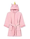 Playshoes Unisex Kinder Frottee-bademantel Morgenmantel, Einhorn, 110-116 EU