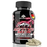 Männer Testosteron¹ Kapseln – 10-in-1 Komplex mit Maca 20:1, Tribulus, Bockshornklee, Zink, Selen & Safran | Active Men | Vegan, Laborgeprüft, Made in Germany | Alternative zu Ashwagandha