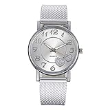 Armbanduhr Damen Uhren Schmuck Quarzuhr Analog Edelstahlarmband Geburtstagsgeschenk Mode Frauen Mädchen Freundin,Mutter,Beste Freundin.Damen Casual Armbanduhr