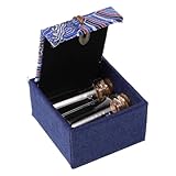 Yardenfun Erinnerungsbox Satz zur Aufbewahrung von Milchzähnen und Fetalen Haaren Lebensmittelechtes Harz Mdf Selbstgemacht Souvenirbox für Neugeborene in Roter Geschenkbox