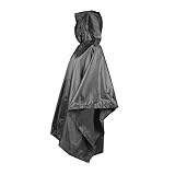 VALICLUD 2St Umhang-Regenmantel Regenponcho für Herren Leichte Regenmäntel regenjacke damem women's raincoats regenjacken für damen Wanderregenmantel für Erwachsene Camping-Poncho Polyester