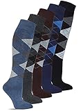 Frostfighter Herren Thermo Kniestrümpfe (4x Paar) Winter Ski Vollfrottee Innenfutter (39-42)