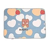 Betteinlagen, waschbar, wasserdicht, große, weiche, hautfreundliche Urinmatratze für Frauen, Inkontinenzmanagement, Baby, 71,1 x 99,4 cm, Baumwolle