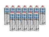 JLM Bremsenreiniger Spray - Effektive Reinigung von Schmutz, Öl und Bremsstaub von Bremsscheiben, Bremsbelägen & Kupplungsteilen - 12 x 500ml Sprühdose