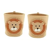 Cabilock 2 Stücke Dekor Kleidung Schlafzimmer Korb Geschenk Mehrzweck Wäschekorb Korb Schmutzigen Lebenden Behälter Großen Eimer Für Löwe Hund Katze Spielzeug Veranstalter Zimmer