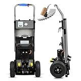 Electric Sack Truck, Heavy Stair Climber, Electric Stair Climber, for Furniture Transport, Stairs & Descents, with Safety Rope Air Pump,001