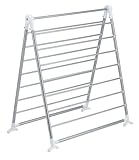 WENKO Badewannen-Wäschetrockner 10 m Trockenlänge, Verstellbarer Wäscheständer klappbar aus Edelstahl, Mod. Profi