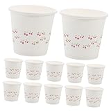 TOPPERFUN 100st Verkostungsbecher Trinkgläser Für Wasser Eisbecher Badezimmer Tassen Auflauftasse Eistee Tassen Joghurtbecher Tasse Heiße Schokolade Wurstbecher Mini-getränkebecher Papier