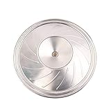 ibasenice Resonator-gitarrenkegel Gitarre in 1/2 Größe Resonanzkegel Aus Aluminium Klassischer Gitarrensattel Resonanzkegel Für Resonatorgitarre Dobro-gitarren-resonatorkegel Silver