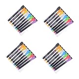 DIYEAH 4 Sätze 4 Sets Löschbarer Lampenstift Gelbe Textmarker Whiteboard Radierer Löschbare Textmarker Whiteboard Radierer Fenstermarker Für Glas Waschbare Kunststoff 8 Stück * 4