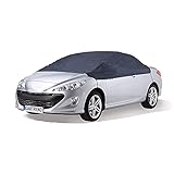 cartrend Halbgarage 'New Generation', wetterfeste Auto Abdeckplane, Autoabdeckung, Autoplane, blau, Größe M, schützt vor Frost, Schnee und Sonne