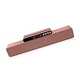 WECDS-E Bar-Bluetooth-Lautsprecher, kabelloses Telefon, Familien-Bar, Audio-Subwoofer, Heimkino, Surround-Sound-Lautsprechersystem für TV, universell (Farbe: Rosa)