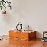 Schreibtisch-Aktenschrank aus Massivholz, Büroaufbewahrung, Schubladenschrank für Computer, erhöhtes Regal für Bürobedarf und Kleinteile