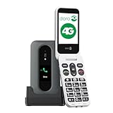 Doro Leva L30 Senioren-Smartphone – Externes Display für Anruferkennung – leistungsstarker HD-Sound – Kamera – Unterstützungstaste mit GPS – Klapptelefon ohne Internet
