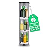 EASYmaxx Flaschenkühler Outdoor | Erdloch- Bierkühler, Camping Kühlschrank, Flaschenkühlschrank | bis zu 15 Flaschen | Highlight im Garten, Outdoorküche und Terrasse