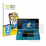 BROTECT Entspiegelungs-Schutzfolie für Nintendo 3DS (2 Stück) Matte Displayschutz-Folie, Anti-Reflex, Anti-Fingerprint