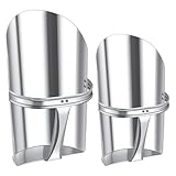 MVOSJFIE 2-Teilige Futter-/Getreideschaufel Aus Metall für Vieh, 2 Größen, Robuste, Stapelbare Futterschaufel für Pferde mit für Garten- und Bauernhöfe, Langlebig