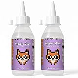 1DFAUL 200 g Mosaikkleber, transparent, stark haftend, schnelltrocknend, wasserfest, ungiftig, ideal für DIY-Fliesenkunstprojekte und Bastelbegeisterte