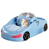 Hamster Laufball Auto, Hamsters Running Ball, Kleines Haustier Spielzeug Auto Trainingsrad, Hamsterball, Lustiger Transparente Gerbil Übungs Sport Balls, Für Zwerghamster, Rennmaus, Meerschweinchen