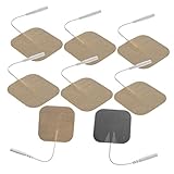 CHILDWEET 8st Elektroden-massagepflaster Elektrodenpads Für Den Haushalt Selbstklebende Pads Geschmeidige Pads Professionelle Elektrodenpads Multifunktions-massagepads Massagezubehör Vlies