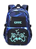 Lmwzh jungen for schulrucksack teenager schulranzen jungen for schultasche Reflektierender rucksack Wasserdicht game school bag