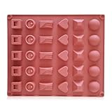 KIXZSAZ Silikon Antihaft Kuchenform, flexible Mousse Form, Kerze, Tablett, Zuckerherstellung, Backen, Party, Backgeschirr