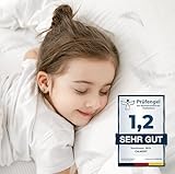 CALMONT - Kinderkopkissen Kissen I Kopfkissen für Kinder mit Baumwollbezug I Kopfkissen 40x60cm I Oeko-TEX-Zertifiziert und Made in Europa (40 x 60 cm)