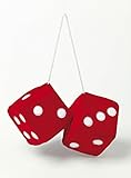 Sumex JUMBO40 Große Plüschwürfel, Rot, 9 x 9 cm