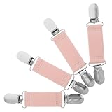 GLEAVI 4 Stück Unisex Hosenbeinclips Elastisch Wind und für Outdoor Radfahren Wandern Hosenhalter Metallclips