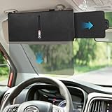 Auto Visier Sonnenschutz Verlängerung, Auto Sonnenblende Verlängerung, Auto Visier Anti Blender,Frontscheibe-Sonnenschutz, Sonnenblende erweitern einstellbar Anti-UV,Polarisierte Sonnenblende für Aüto