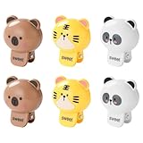 LEBKFT Zahnbürstenabdeckungen, niedliches Tier-Design, Kunststoff, Reise-Zahnbürstenkopf-Schutzetui für Erwachsene und Kinder, passend für manuelle / elektrische Bürsten für Zuhause, Camping und