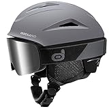 Odoland Skihelm und Skibrille Set Snowboardhelm mit Snowboardbrille für Damen und Herren und Jugend Ski Goggles UV 400 Schutz Windwiderstand Snowboard Brille zum Skifahren und Bergsteigen