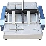 GAYAYAS Elektrischer Papierbuchhefter, Falzmaschine, Ordner-Strichmaschine, A3-Broschürenhefter, automatische Flachbettbindemaschine, für Kartenordner-Farbseiten