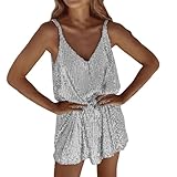 HOOUDO Sonderangebote Schnäppchen Women's Everyday Casual Sequined Sexy Dress Dress Kleider Eng Kurz Paillettenkleid, Leuchtendes Boycon Kleid, Spaghettiträger Kleider, GLI Sale Angebote Bestellung