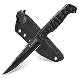 Dragon Creek Outdoor Survival Messer mit G10 Griff, Wandermesser, Tauchermesser, feststehende Klinge, scharfes verschleißfestes Campingmesser,hochwertiges Geschenk für Outdoor-Enthusiasten