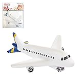 CREATIV DISCOUNT Miniatur Flugzeug, ca. 10cm, weiß