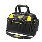 STANLEY FatMax Werkzeugtasche mehrzeitig zugängliche Tasche, mit zwei großen Verstaumöglichkeiten für Hand und Elektrowerkzeug, freistehend, bis 25 kg belastbar - FMST1-73607