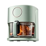 Modern Air Fryer Home Smart Fryer Automatische Friteuse Elektrofritteuse mit großer Kapazität (Color : Green, Size : 3L)