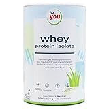 whey protein isolate Pur 600 g - Molkenprotein aus Weidemilch - Hoher Eiweißanteil 99,7% zum Muskelaufbau & enthält alle essentiellen Aminosäuren - Laktosefrei glutenfrei - Protein Pulver Neutral