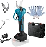 Ohne Batterie Elektrische Gartenschere for Makita, 15-30 mm Professionelle 21V Elektrische Astschere Schnittdurchmesser, Astschere, Rebschere, Baumschere, Akku Gartenschere