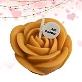 Rose Kerze, Rose Kerzen, Aromatherapie Kerzen in Form einer Rose - Teelichter in Form einer Rose - Teelichter in Form einer Rose für Valentinstag - Duftkerzen für Sai