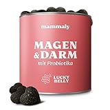 9-in-1 Probiotika-Komplex für Deinen Hund - Lucky Belly 110 Snacks (325g) von mammaly - Gras und Kotfresser Drops fördern die Darmregulierung und Verdauung - Verdauungssnacks für Hunde mit Vitamin E