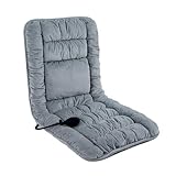 WAOCEO Heizstuhlkissen Heizkissen, Rückenlehne, integriertes Stuhlkissen, Stuhl-Taillenkissen, langes Sitzen im Büro, elektrische Heizung anschließen Tragbares beheiztes Sitzkissen (Size : 50X110cm)