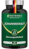 Johanniskraut Kapseln Hochdosiert - Zertifiziert, Laborgeprüft und 100% Vegan