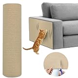 200cmx40cm Selbstklebend Kratzteppich Katze Wand, Kratzpads für Katzen,Kratzbretter Katze Wand,Kratzbrett Katzen,DIY Trimmbarer Teppich Matte Pad Katzenkratzbretter Katzenkratzmatte