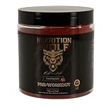 Nutrition Wolf Pre-Workout Gummies, Energie-Booster mit Kreatin, Koffein & Beta-Alanin für Muskelaufbau, 60 Gummies Himbeere